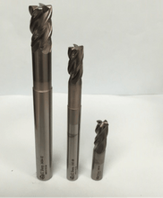 Load image into Gallery viewer, ezsharptools.com Radius End Mills EZ Sharp Radius End Mill #24007, DIA 3/8" LOC 7/8" OAL 4" 4 Flute .020 Radius