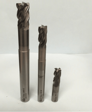 Load image into Gallery viewer, ezsharptools.com Radius End Mills EZ Sharp Radius End Mill #13054, DIA 3/8&quot; LOC 1&quot; OAL 3&quot; 2 Flute .030 Radius
